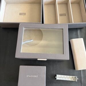 Stackers Classic Jewelry Six Piece Set Taupe from The Container Store
